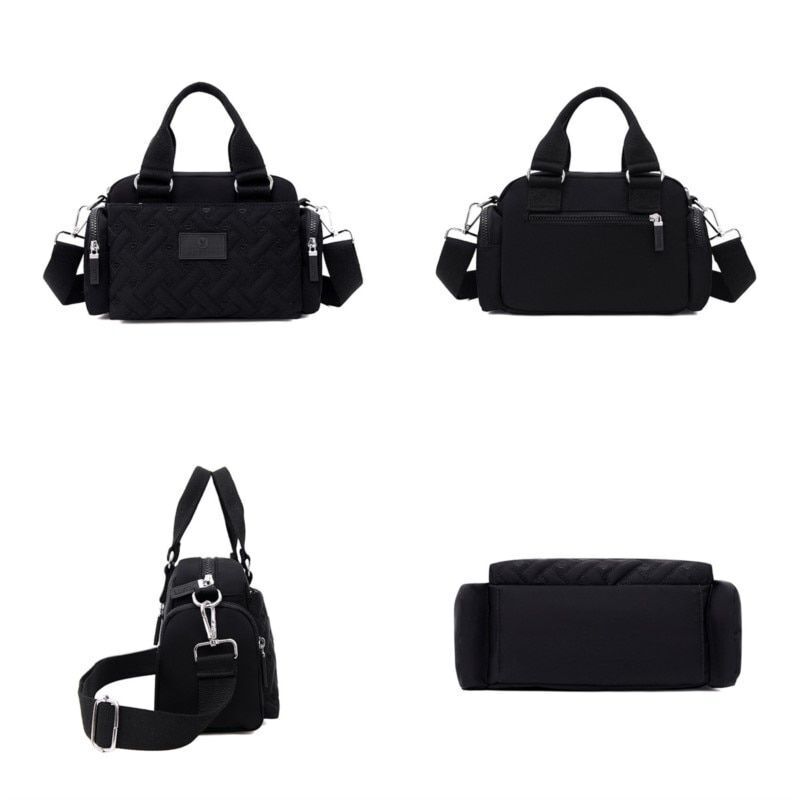 Women Waterproof Nylon Shell Crossbody Tote Handbag Shopper Bag Travelling Purse