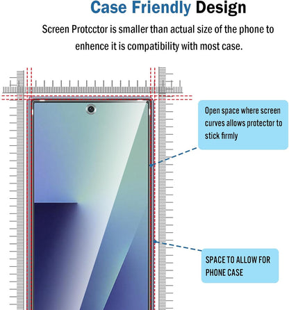 2+2 Pack for Samsung Galaxy Z Fold 7 Screen Protector with Camera Lens Protector