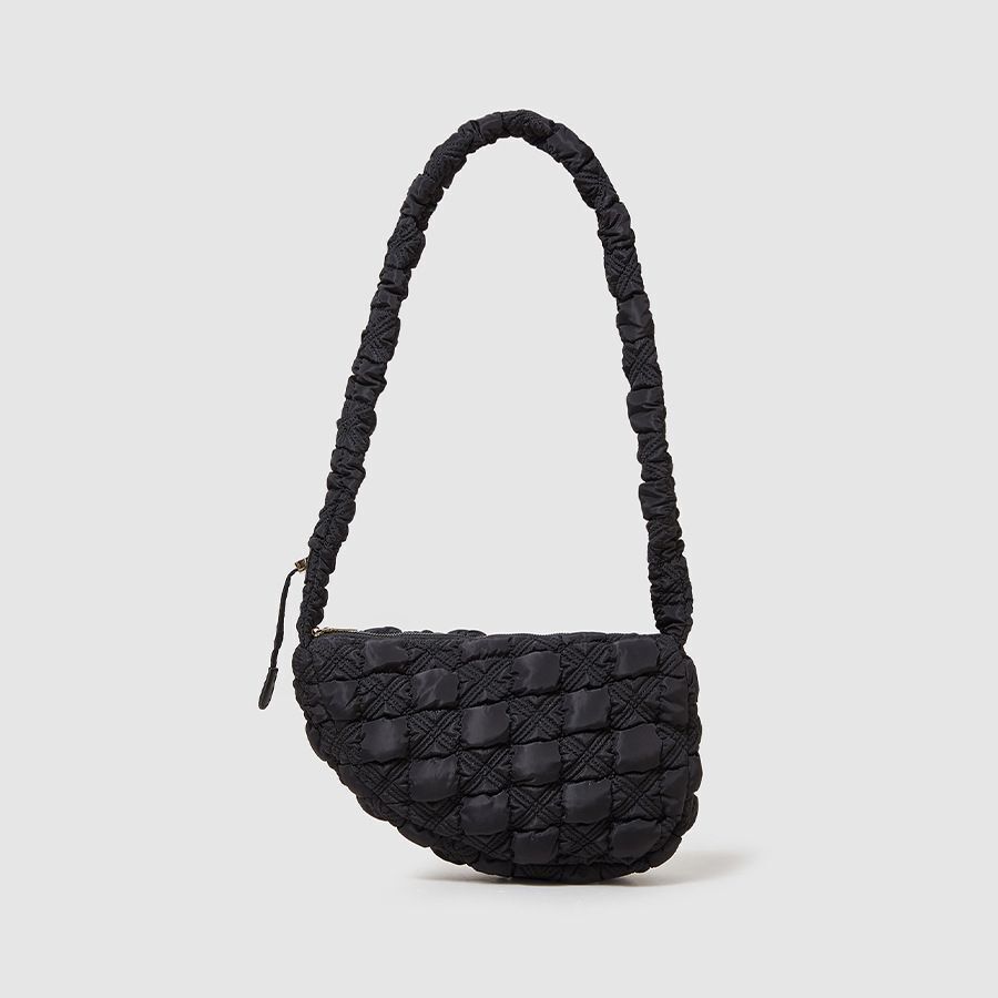 Nylon Pleated Light Handbags Purses Drawstring Crossbody Underarm Shoulder Bag