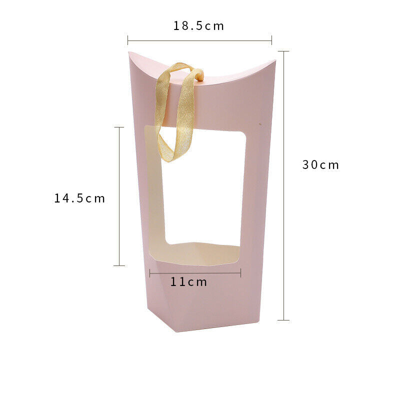 5Pcs Gift Box Flower Paper Boxs Creative Bouquets Bag Wedding Gift Boxes
