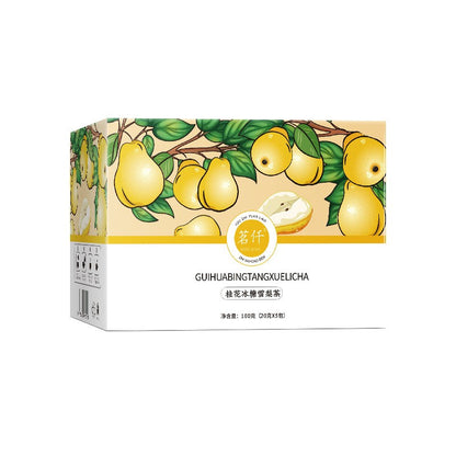 100g Osmanthus Rock Sugar Snow Pear Moisturize Throat Tea Health-preserving Tea