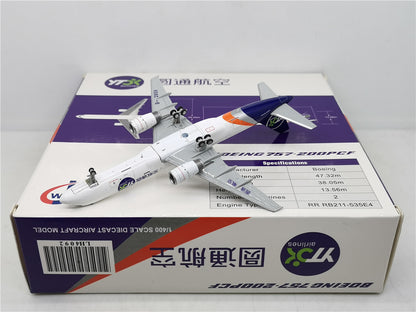 1:400 JC Wings YT Airlines B757-200 Passenger Airplane Diecast Aircraft Model
