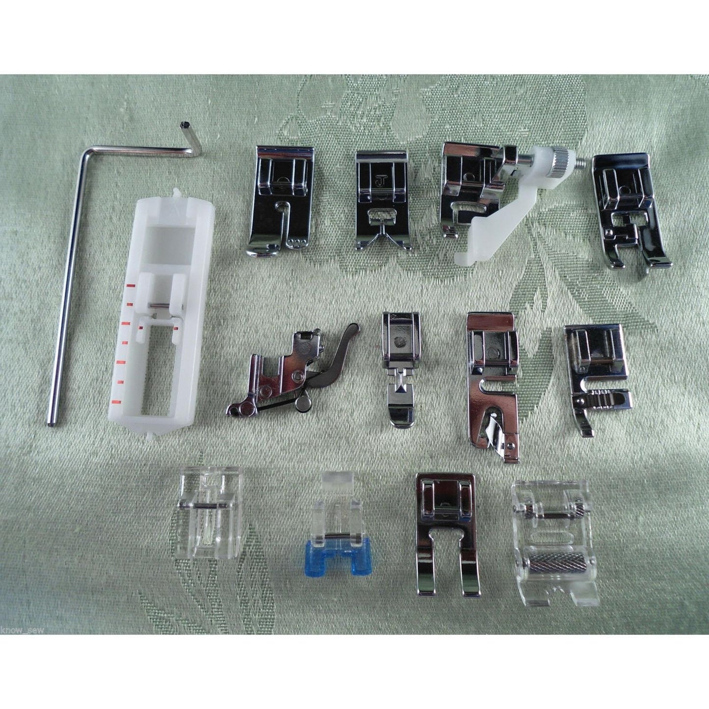 14Pcs Snap Presser Foot Set for VIKING HUSQVARNA Sewing Machines 335 330 325 E