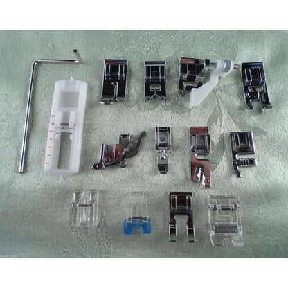 14Pcs Snap Presser Foot Set for VIKING HUSQVARNA Sewing Machines 335 330 325 E