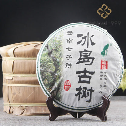 357g Raw Puer Tea Cake Bing Dao Yunnan Ancient Tree Mountain Grown Aroma Tea