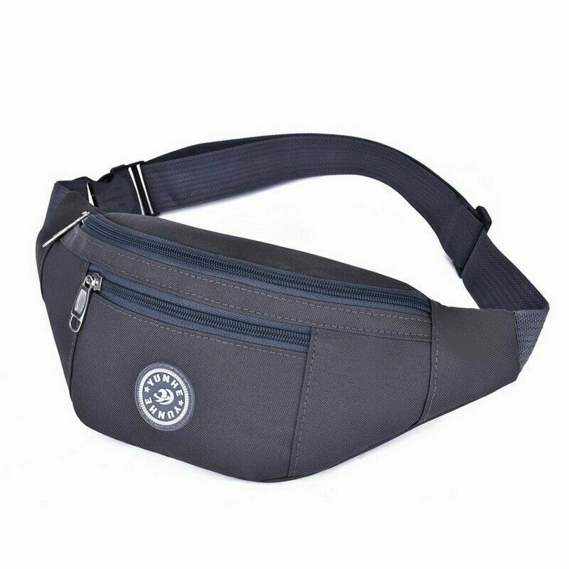 Waist Bag pack Purse Casual Large Phone Belt Bag Pouch Canvas Travel Bags