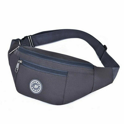 Waist Bag pack Purse Casual Large Phone Belt Bag Pouch Canvas Travel Bags