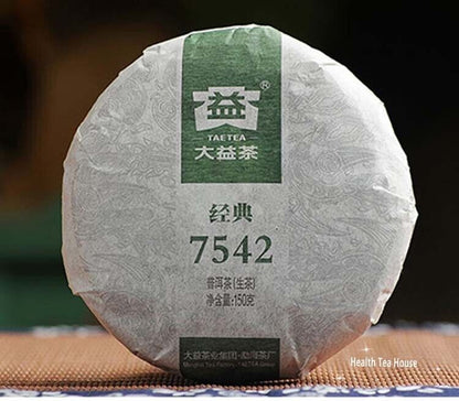 150g TAETEA Puer Ancient Tree Pu-erh Cha Pu'er Tea Dayi 7542 China Menghai Puerh