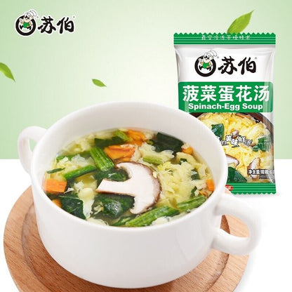 Chinese Instant vegetable Soup Fast Food Egg soup Five Mixed Tastes 蛋花汤10~50bags