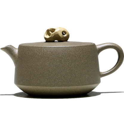 160ml Marked Tea Pot Real Yixing Zisha Qing Duan Clay Master Handmade Pot 7 Hole