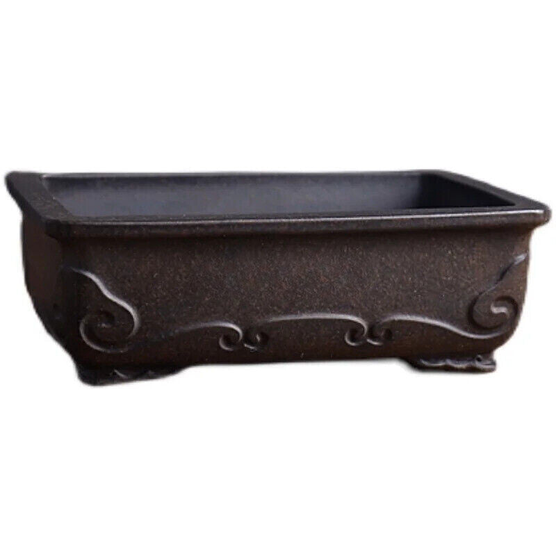 Ceramic Bonsia Flower Pot Garden Decoration Redware