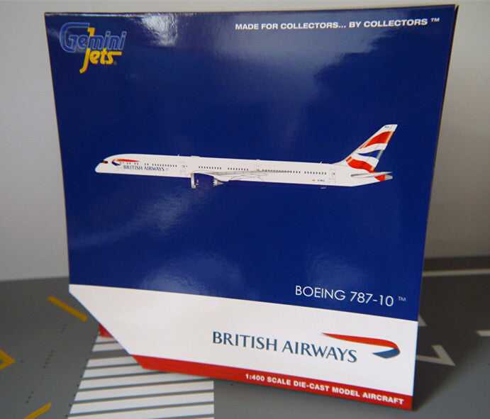GeminiJets BRITISH AIRWAYS for BOEING B787-1 G-ZBLA 1/400 plane Pre-builded