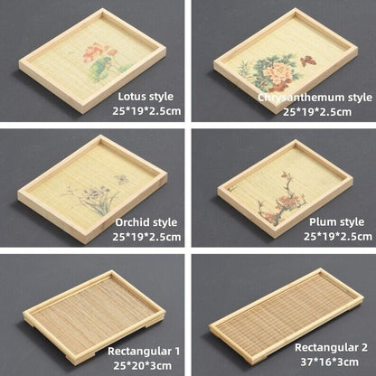 Chinese Bamboo Tea Tray|Tea Accessories|Service Tray