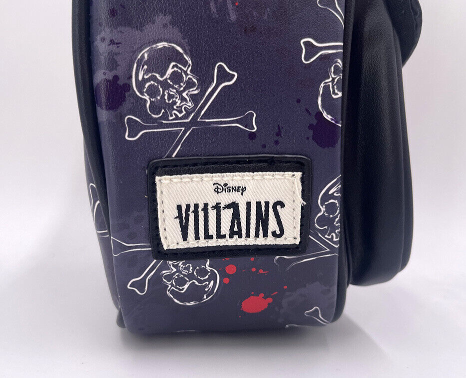 Disney Villains Collection Crossbody Bag Cruella De Vil Blue 8.5" Lady Purse
