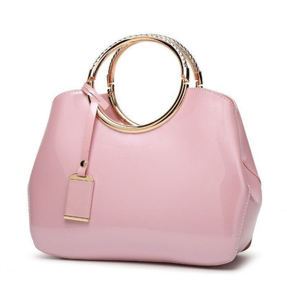 Women Bag Patent Leather Handbag Crossbody Messenger Shoulder Bag 28*22*10.5 CM