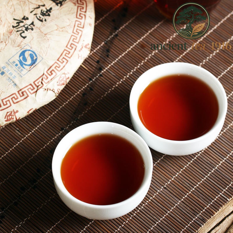 Pu'er Ripe Old Banzhang Menghai Tea Cake 357g