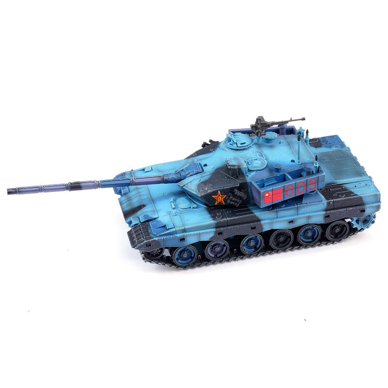 1/72 China ZTZ-96B main battle tank Type 96 tank blue and black camouflage model