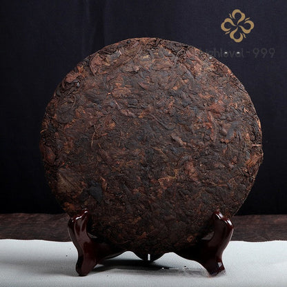 357g Ripe Pu'er Tea Cake 2008 Menghai Nnuoshan Yunnan Aged Mountain Tea