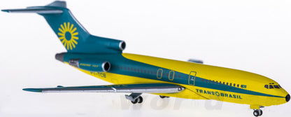1:500 Herpa TRANS BRASIL BOEING 727-100 Passenger Aircraft Diecast Plane Model