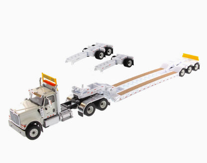 1:50 DM International Trailer Container Lowboy Trailer Diecast Tractor Model