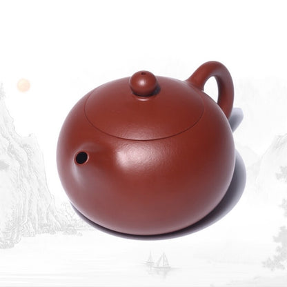 Collected Rare Original Ore Real Yixing Zisha Dahongpao Clay Teapot Marked Xishi