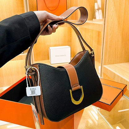 Soft Cow Genuine Leather Bag Handbag Shoulder Purse Fashion Nylon Crossbody Bag