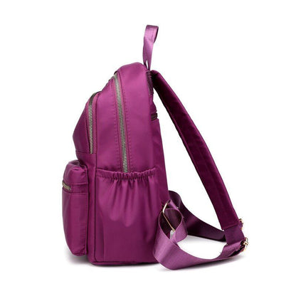 Casual Oxford Women Backpack Black Waterproof Nylon School Bags Fashion Travel