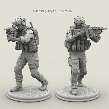 1/16 resin figures model Seal soldier Unassembled Unpainted
