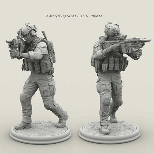 1/16 resin figures model Seal soldier Unassembled Unpainted