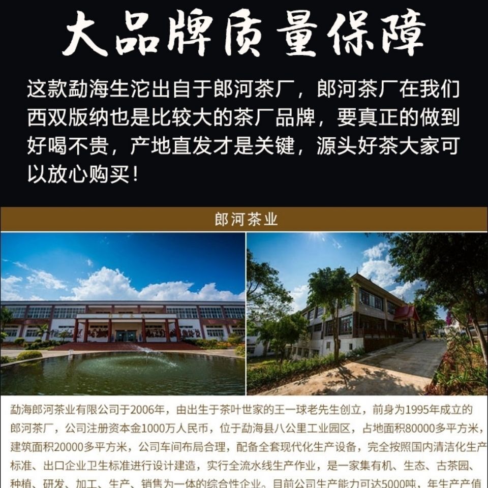 2020 Year Langhe Puer Yunnan Menghai Shu Tuo Cha Pu-erh Tea Ripe Pu'er Tuocha