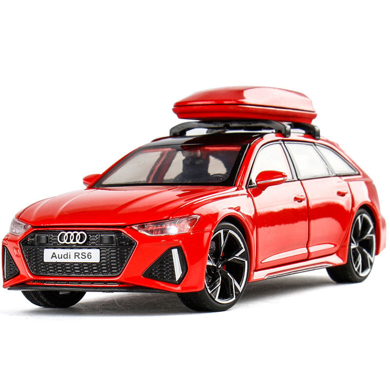 1/32 Audi RS6 Model Car Diecast Toy Vehicle Boys Toys Kids Gifts Doors Open