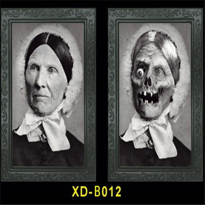 Halloween 3D Ghost Photos Frame Decoration Spooky Party Delivers Crafts Horror