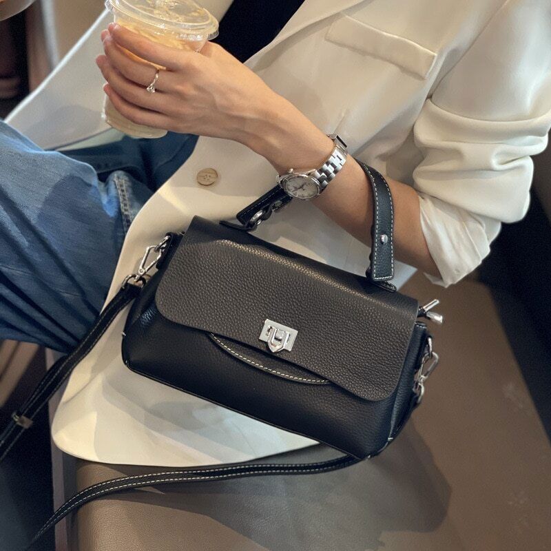 100% Genuine Leather Women Bags Lady Shoulder Bag bag Girls Fashion Tote