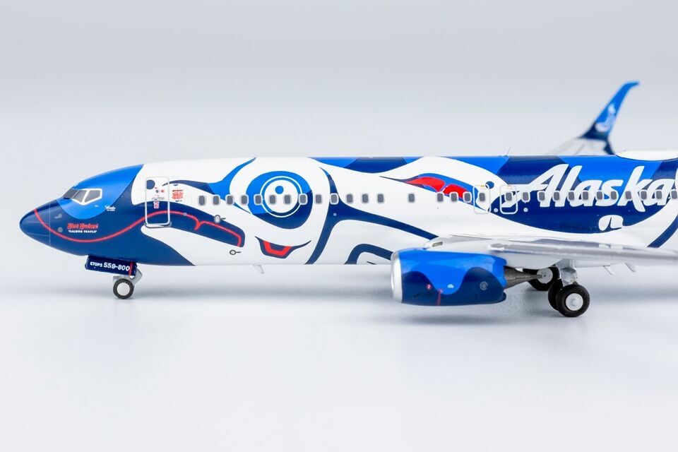 1:400 NG Model Alaska BOEING 737-800 Passenger Airplane Diecast Aircraft Model
