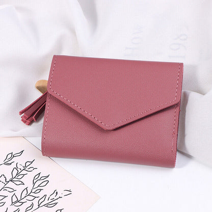 1Pc Short Tassel Wallet Women Purse Mini Coin Purse Card Pocket Girl Clutch Bag