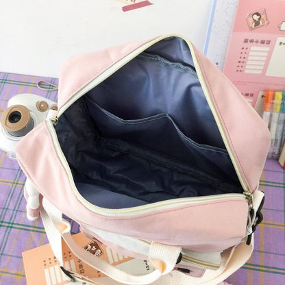 Backpack Student College Schoolbag Book Backpack Fashion Shoulder Bag 28*31*10CM