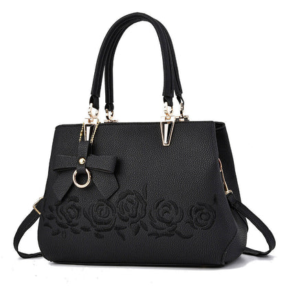 Women's PU Leather Shoulder Handbag Tote Purses Satchel Pendant Crossbody Bags