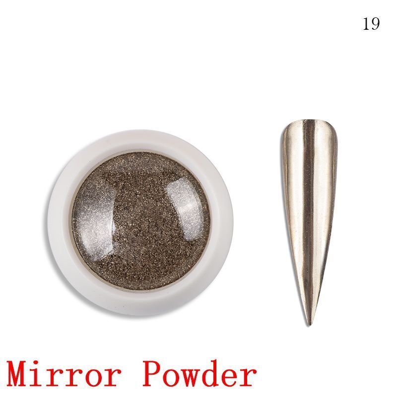 Nail Polish 8ml Jars Silver Gold Mirror Metallic Lacquer UV Gels Soak Off Paints