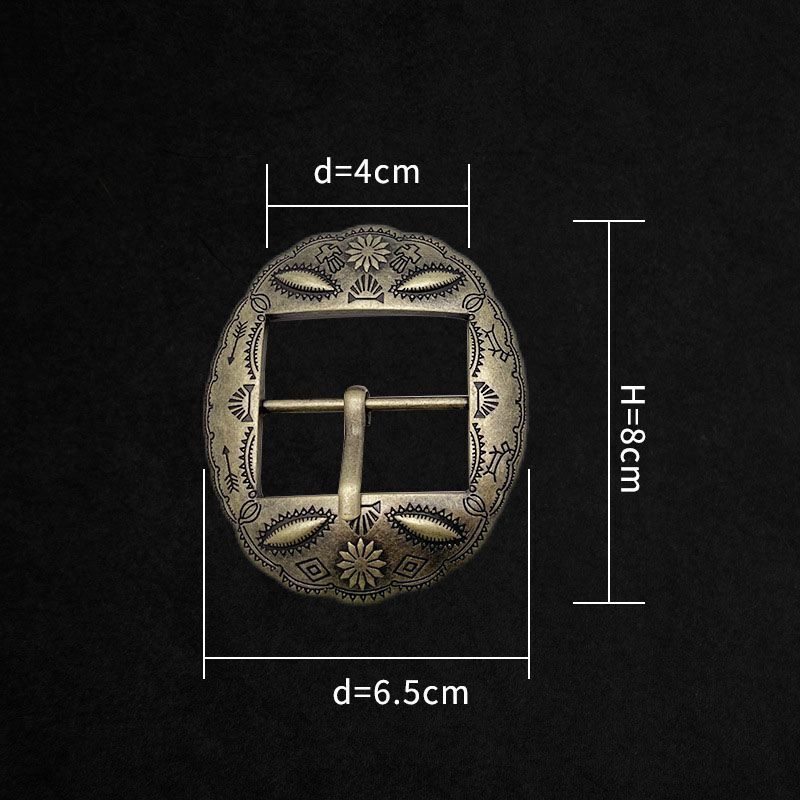 Metal Belt Buckle Center Single Pin Fashion Leather Craft Bag Making Accessories
