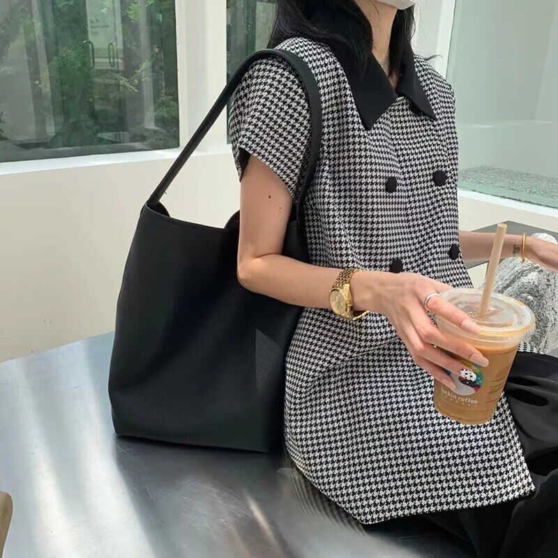 Women Sling Shoulder Bag Handbag Shopper with Small Bag