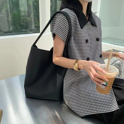 Women Sling Shoulder Bag Handbag Shopper with Small Bag