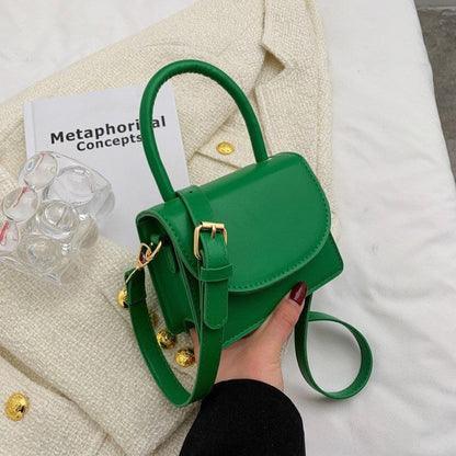 Mini Leather Flap Crossbody Bag Summer Shoulder Crossbody Bag Handbag 15*11*6 CM