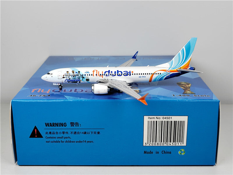 1:400 Phoenix flydubai BOEING B737MAX8 Airplane Diecast Aircraft Plane Model