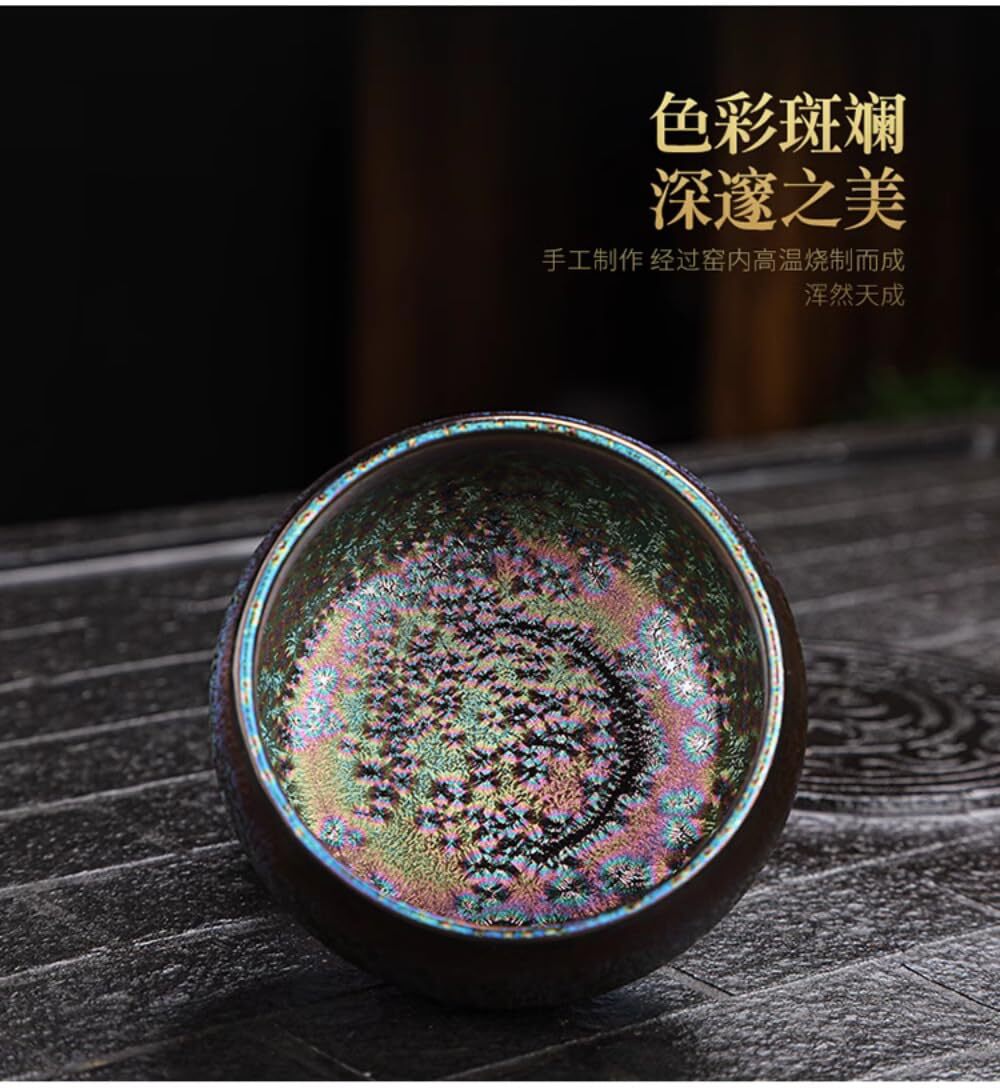 110ml Colorful Jianzhan Master Cup Tea Cup Ceramic Kung Fu Tea Cup