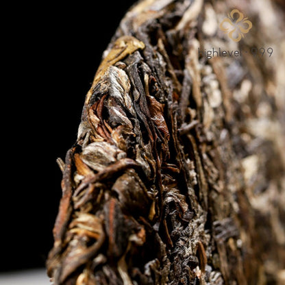 357g Raw Pu'er Tea Cake Laozhai Lincang Ancient Tree Bamboo Shell Pack Bulk Tea