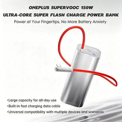 OnePlus SUPERVOOC 150W Ultra-Core Super Flash Charge Power Bank 20000mAh