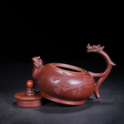 Chinese Yixing Zisha Clay Handmade Exquisite Teapot #8755576