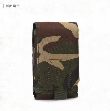 Outdoor Camouflage Bag Phone Holder Waist Belt Case Waterproof Nylon Hunting 9CM