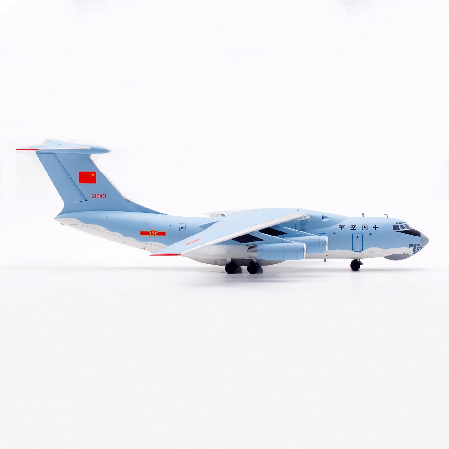 1:200 SQ Wings PLAAF Ilyushin Il-76 Passenger Airplane Diecast Model
