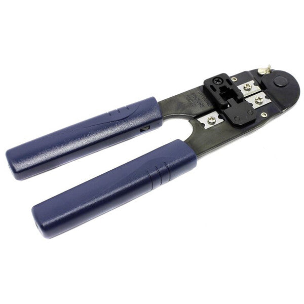 RJ45 8P8C Crimping Tool - Modular Plug Crimper with Flat Cable Cutter / Stripper